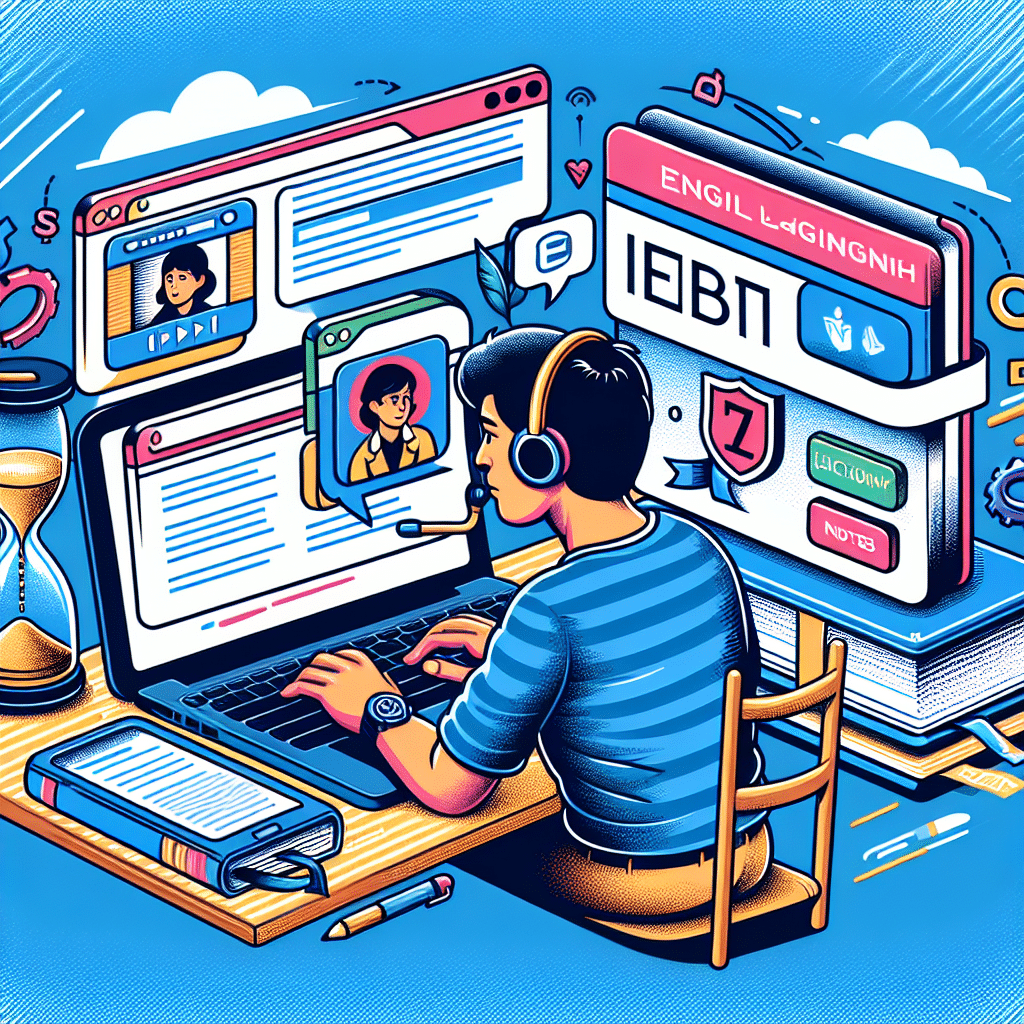 como aprender inglês rapidamente online: estratégias eficazes