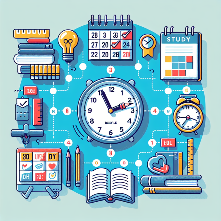 como criar rotina de estudos diária