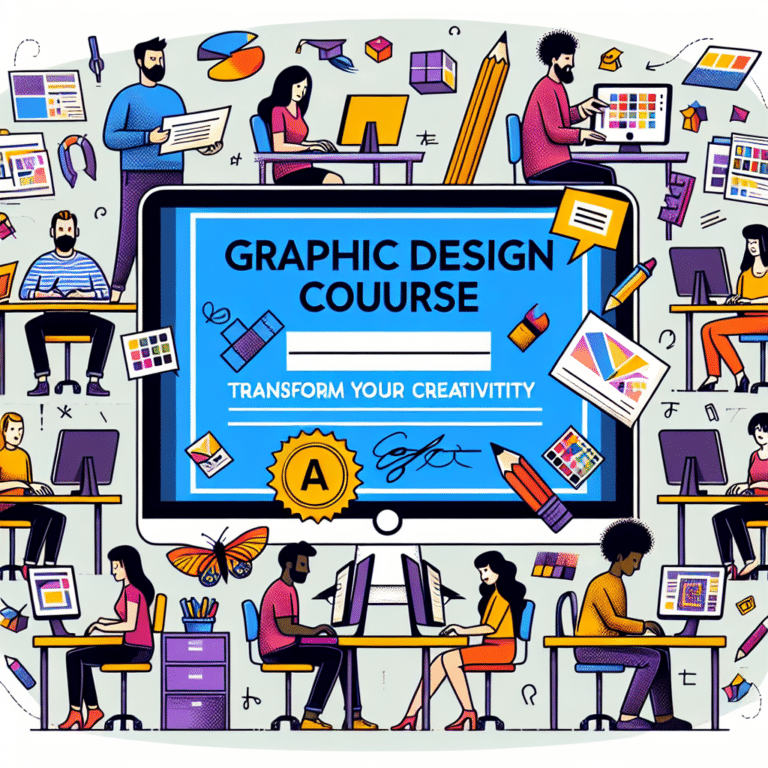 cursos de design gráfico com certificado: transforme sua criatividade